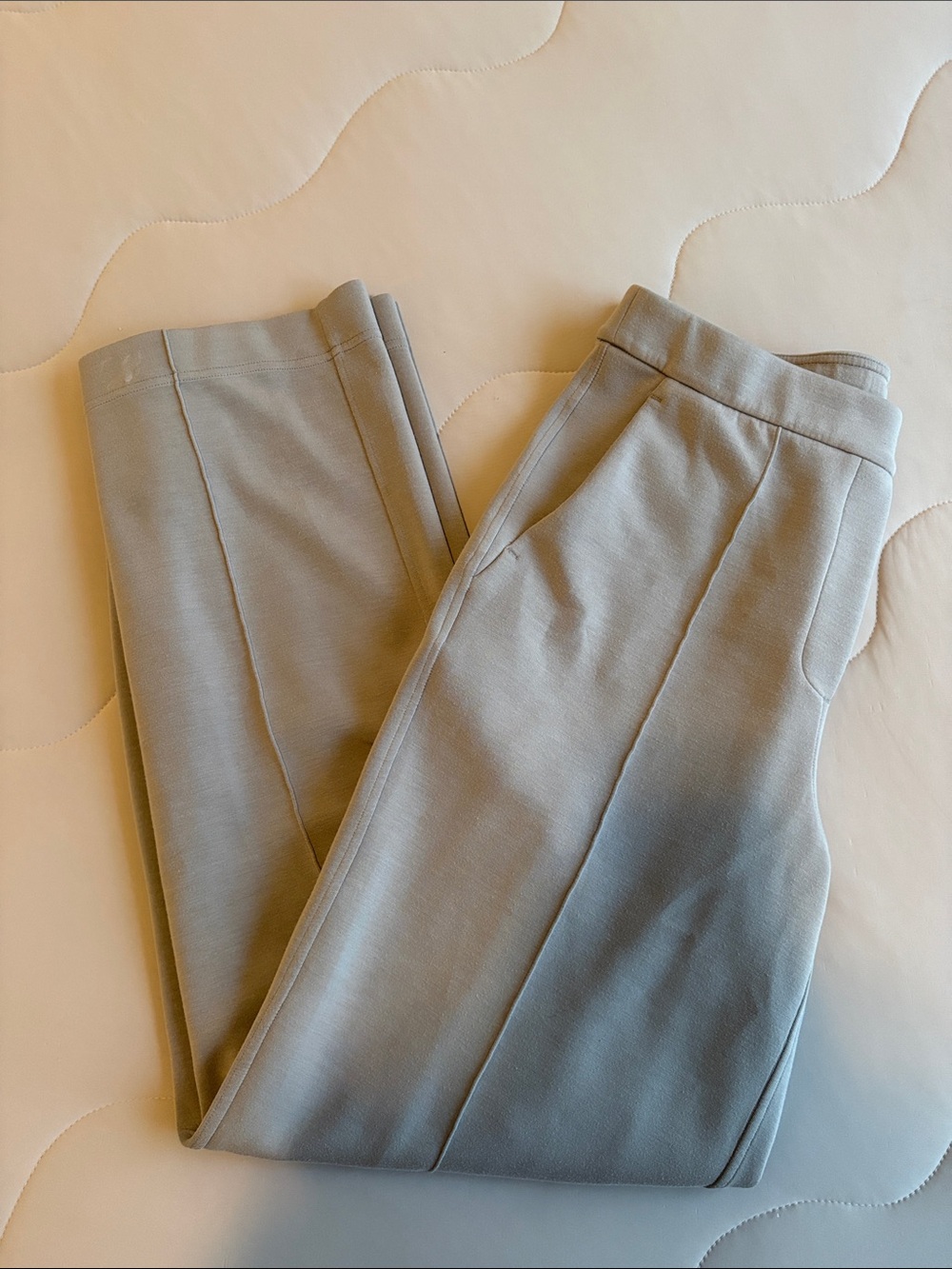 Light Gray Yoga Trouser Pants